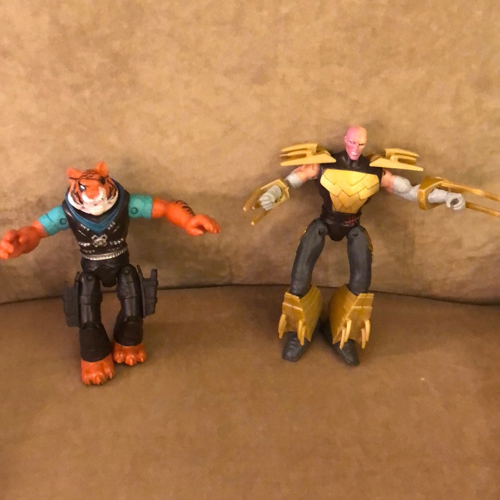 Teenagemutantninjaturtles shredder and tiger claw